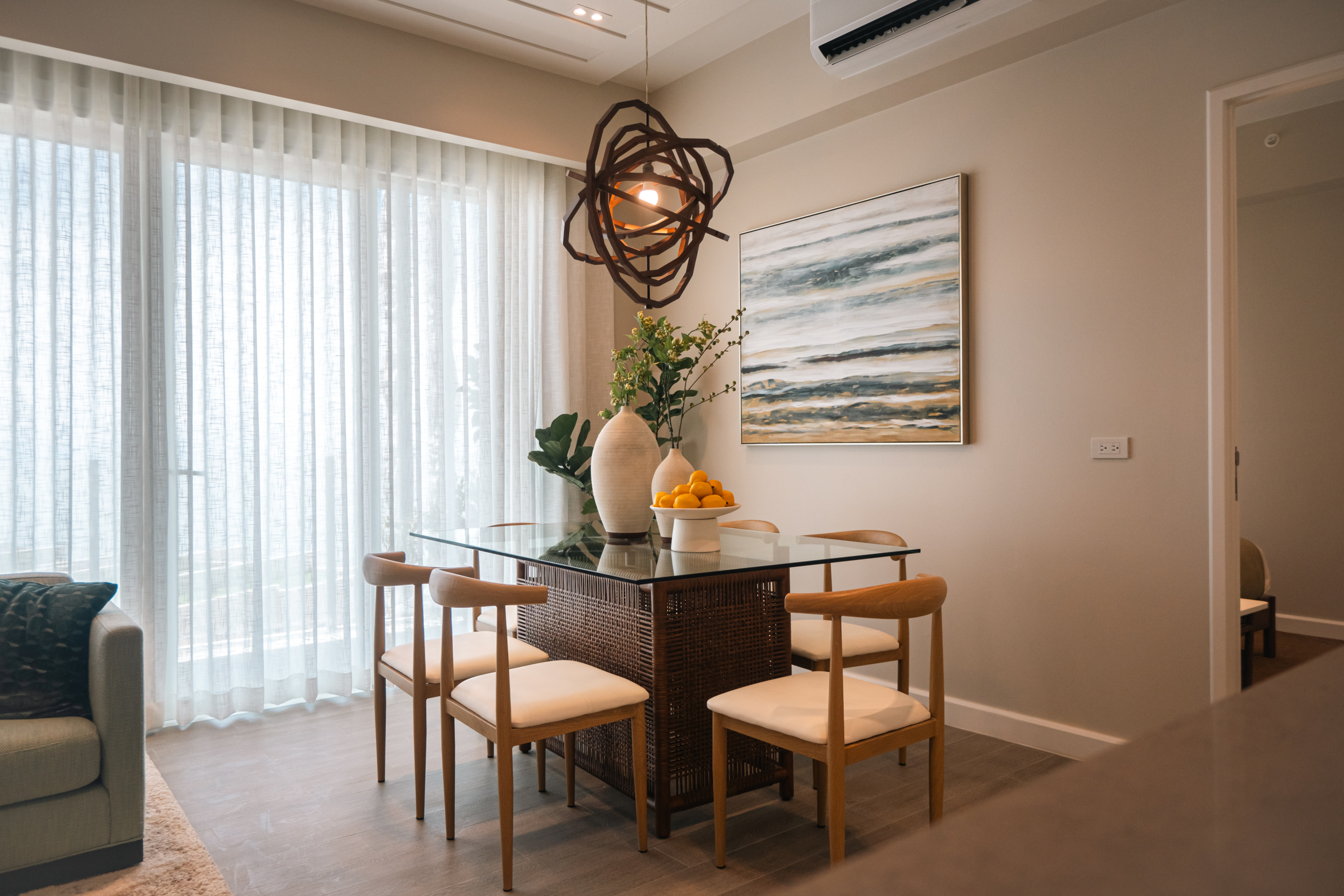 Dining Area in a 2-Br unit in Aruga Resort and Residences